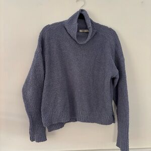 UGG Women's Soft Blue Ylonda Turtleneck Sweater